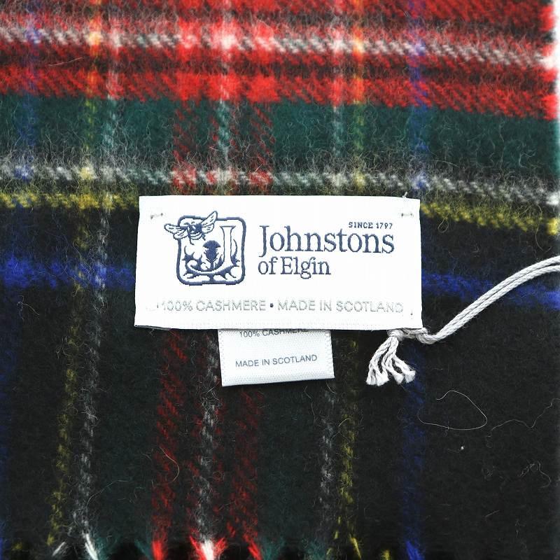 未使用品 ジョンストンズオブエルガン Johnstons of Elgin マフラー