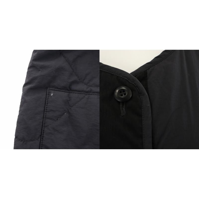 ハクウ HAKUU Plage別注 22AW QUILT JK WITH DOWN HOOD キルティング