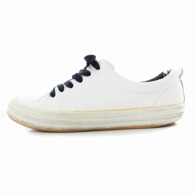 カンペール CAMPER スニーカー ローカット シューズ 靴 37 23.5cm 白 