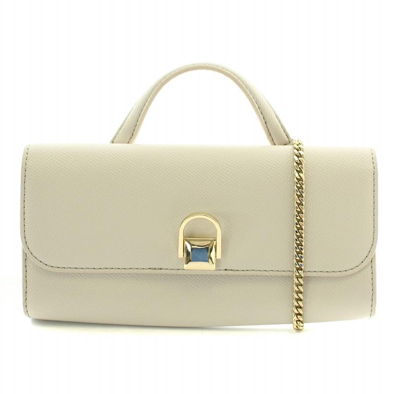 フルラ ダフネ 2way ショルダーバッグ ハンドバッグ アーチロゴ グレージュ フルラ ダフネ 2way ショルダーバッグ ハンドバッグ アーチロゴ