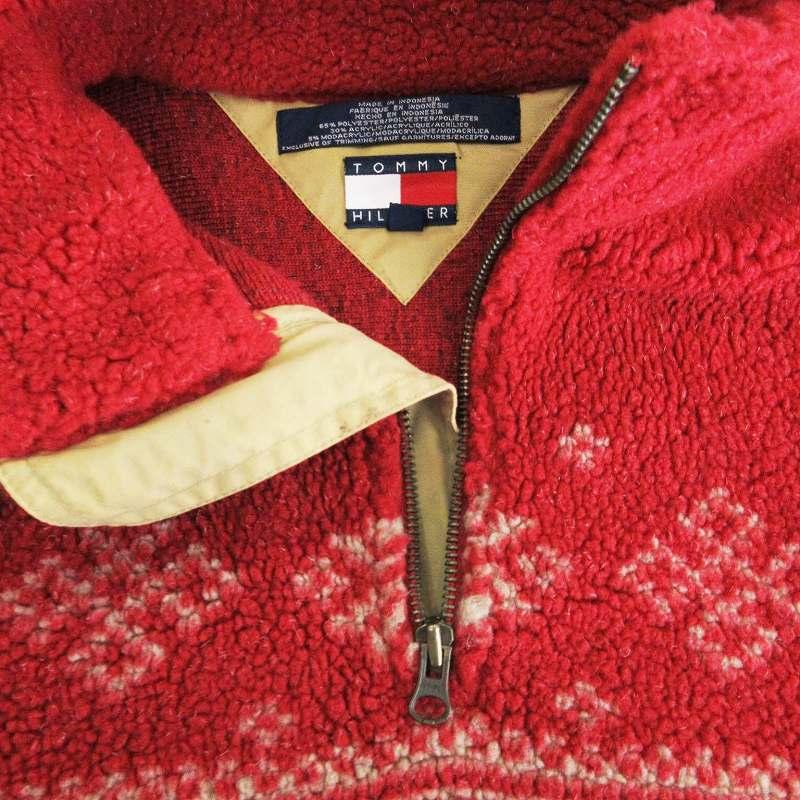 TOMMY HILFIGER（トミー・ヒルフィガー） ボアジャケット ハーフジップ
