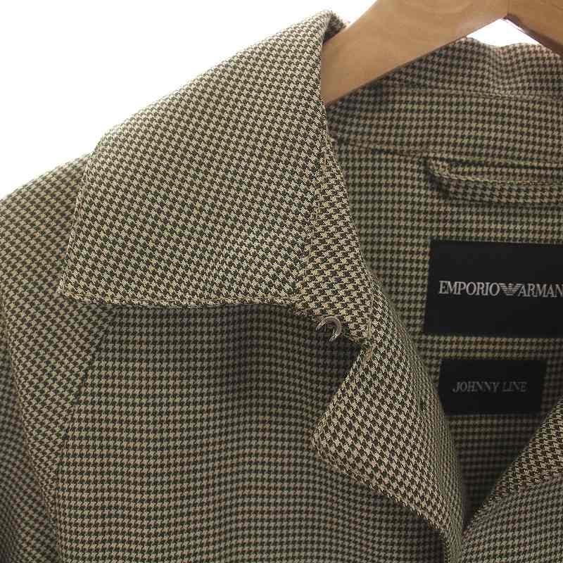 EMPORIO ARMANI エンポリオアルマーニ JOHNNY LINE ステンカラーコート 