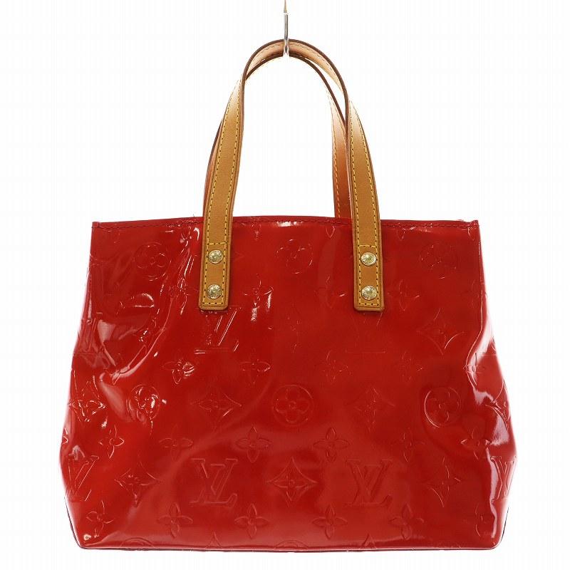 Louis Vuitton レッド ハンドバッグ　リードPM LOUIS VUITTON（ルイ・ヴィトン） リードPM モノグラムヴェルニ トート