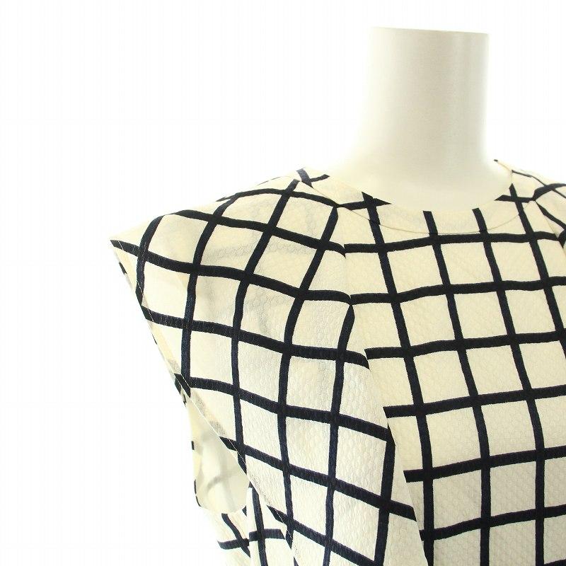 フォクシーニューヨーク FOXEY NEW YORK ワンピース ひざ丈 半袖  