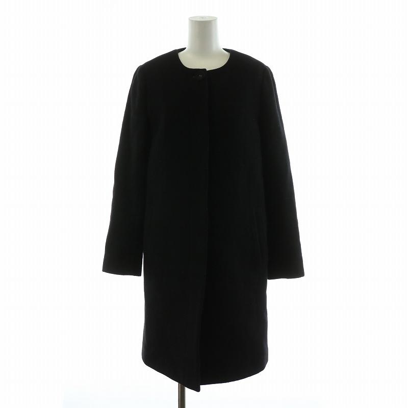 目立った傷や汚れなし LANVIN ランバン コート 黒 ブラック サイズ36 目立った傷や汚れなし LANVIN ランバン コート 黒 ブラック サイズ36