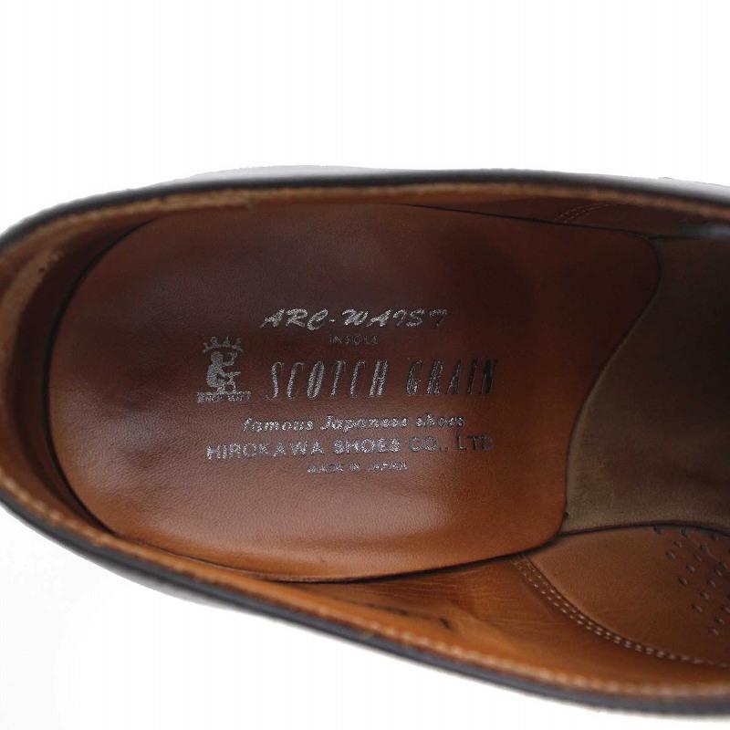 スコッチグレイン SCOTCH GRAIN プレーントゥ ダービーシューズ ビジネスシューズ レザー 24.5cm 黒 ブラック I0704 /YM ●D メンズ |  | 06