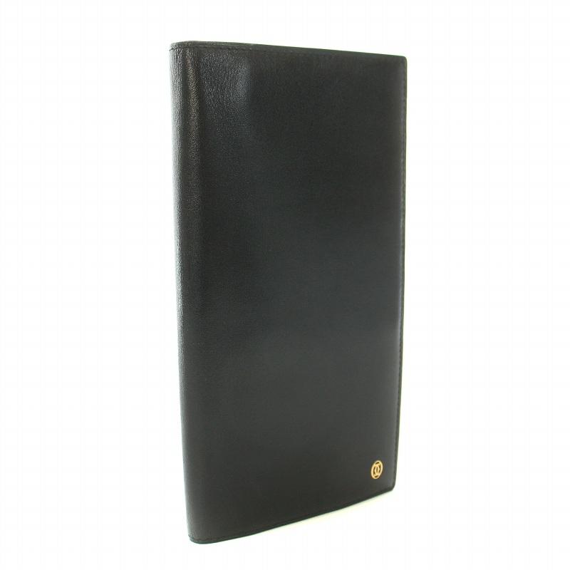 極美品▽Cartier カルティエ パシャ ゴールドロゴ金具 レザーロング  