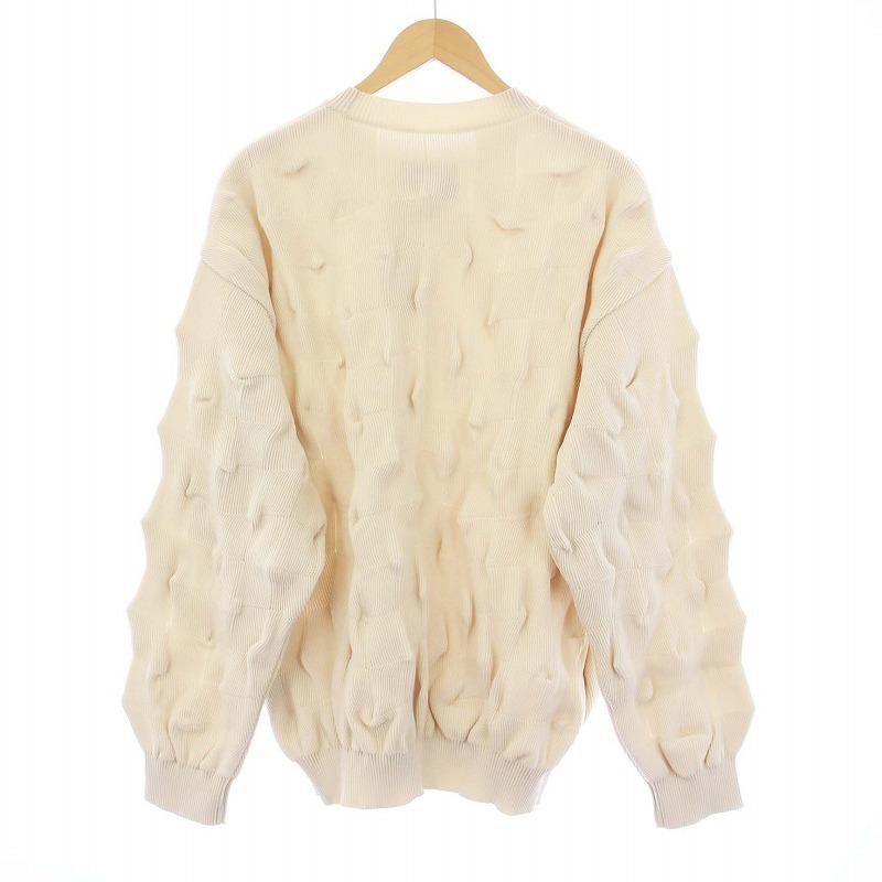 未使用品 シュタイン stein ST.701 BUMPY PATTERNED KNIT LS ニット