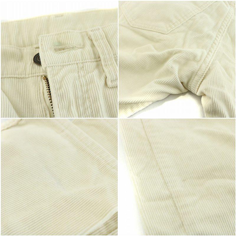 オアスロウ orslow パンツ ストレート コーデュロイ ジッパーフライ XS