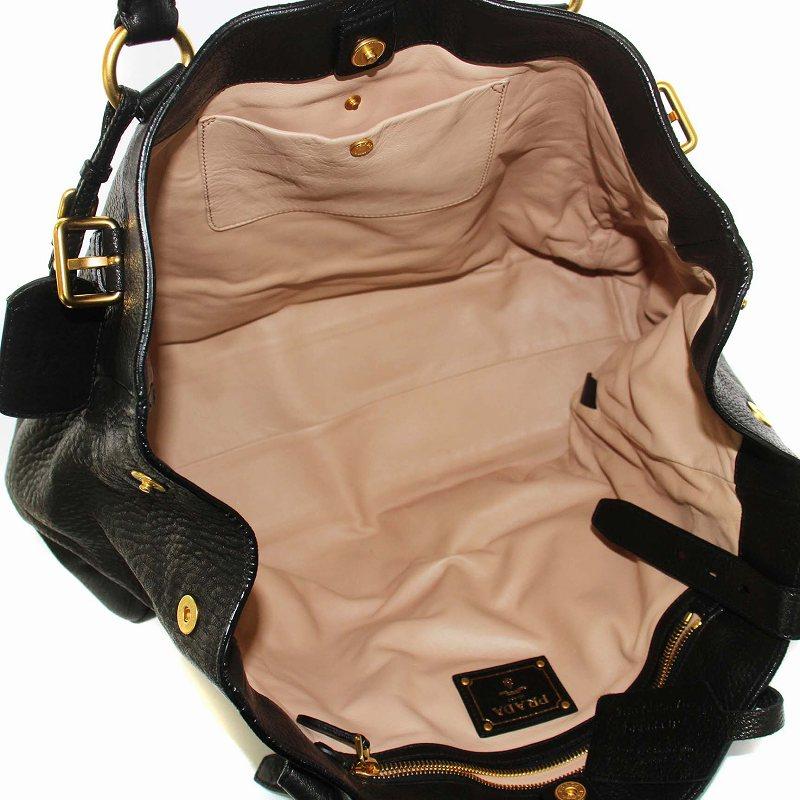 PRADA プラダ MILANO トートバッグ ハンドバッグ レザー PRADA プラダ MILANO トートバッグ ハンドバッグ レザー