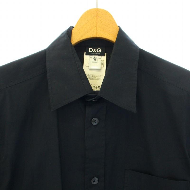 ディー&ジー ドルガバ ドルチェ&ガッバーナ D&G シャツ 長袖 ロゴ 刺繍
