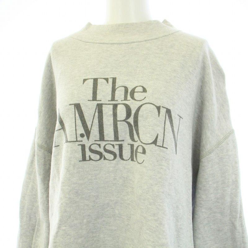 アメリカーナ AMERICANA スウェット トレーナー ハイネック ロゴ