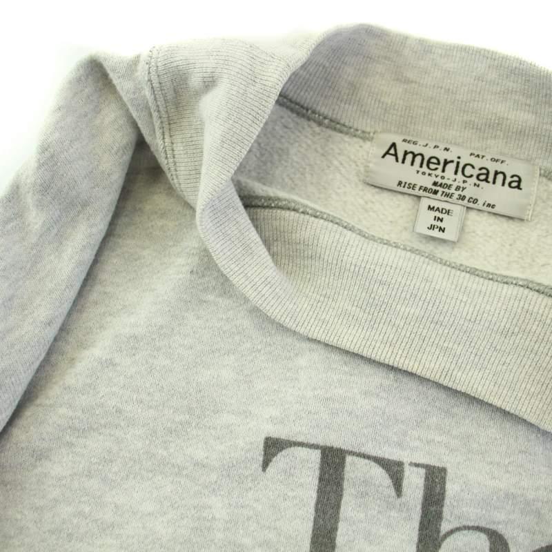 アメリカーナ AMERICANA スウェット トレーナー ハイネック ロゴ