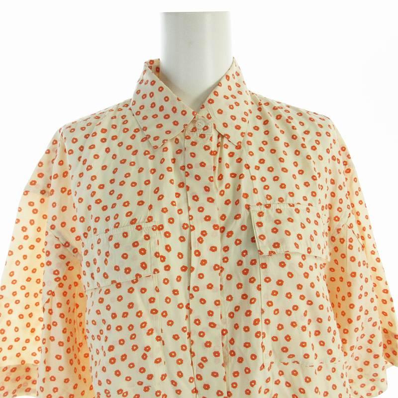 martinique マルティニーク カジュアルシャツ M ベージュ 【古着】【中古】【送料無料】 l’heritage martinique/レリタージュ マルティニーク】コージー