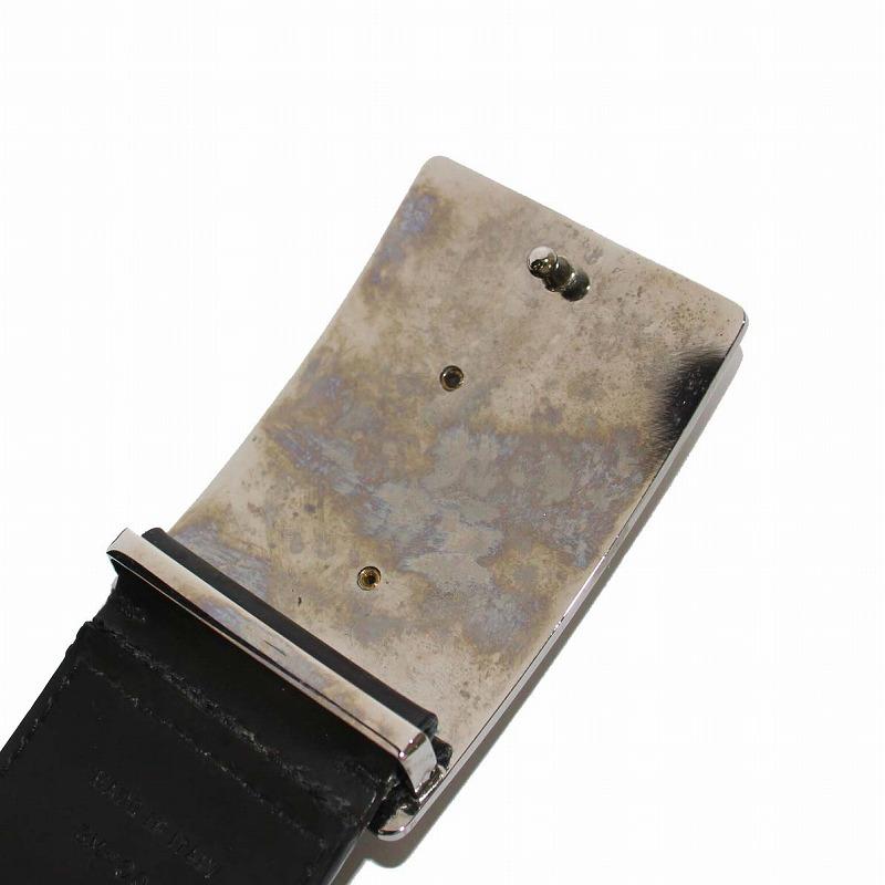 クリスチャンディオール レザーベルト 90cm Dior 黒 レザー ベルト