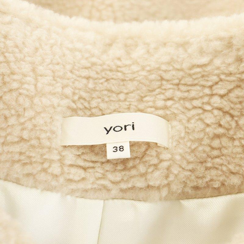 ヨリ yori 23AW もふボアコート ミドル丈 アウター 38 M ヨリ yori 23AW もふボアコート ミドル丈 アウター 38 M