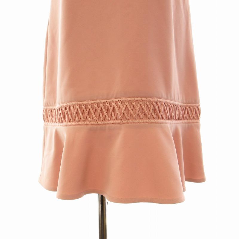 MOSCHINO ノースリーブひざ丈ワンピース ピンク