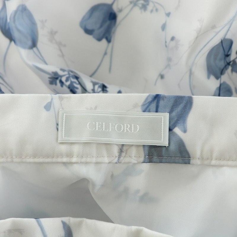 未使用品 セルフォード CELFORD 24SS フラワープリントタック 未使用品 セルフォード CELFORD 24SS フラワープリントタック