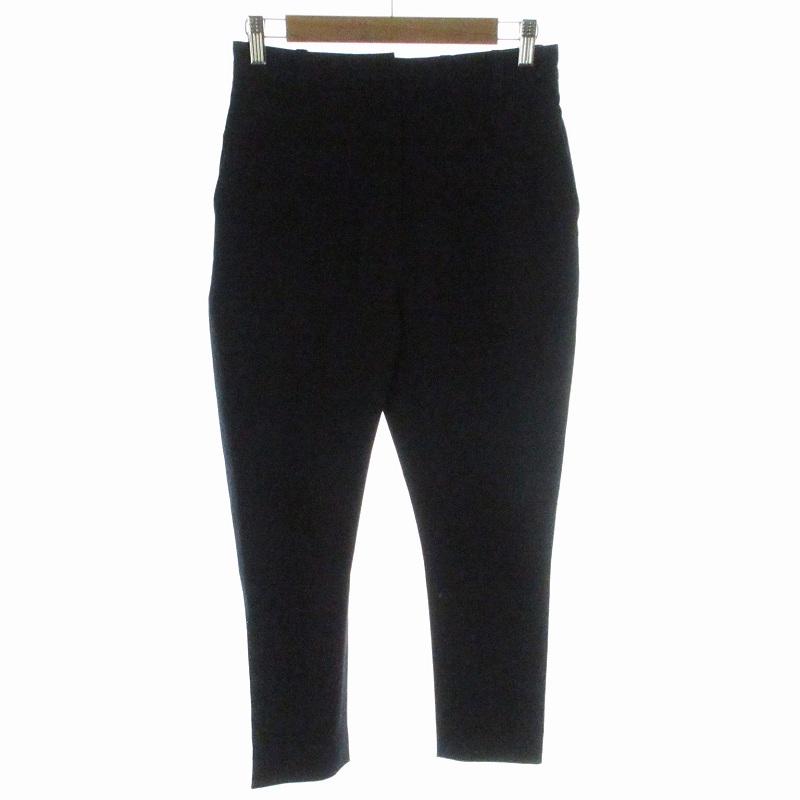 新品！グリーンレーベルリラクシング　ギャザー フード ブルゾン -撥水- コンテンポ CONTEMPO 2WAY PANTS TIGHT スラックス ロングパンツ M 黒