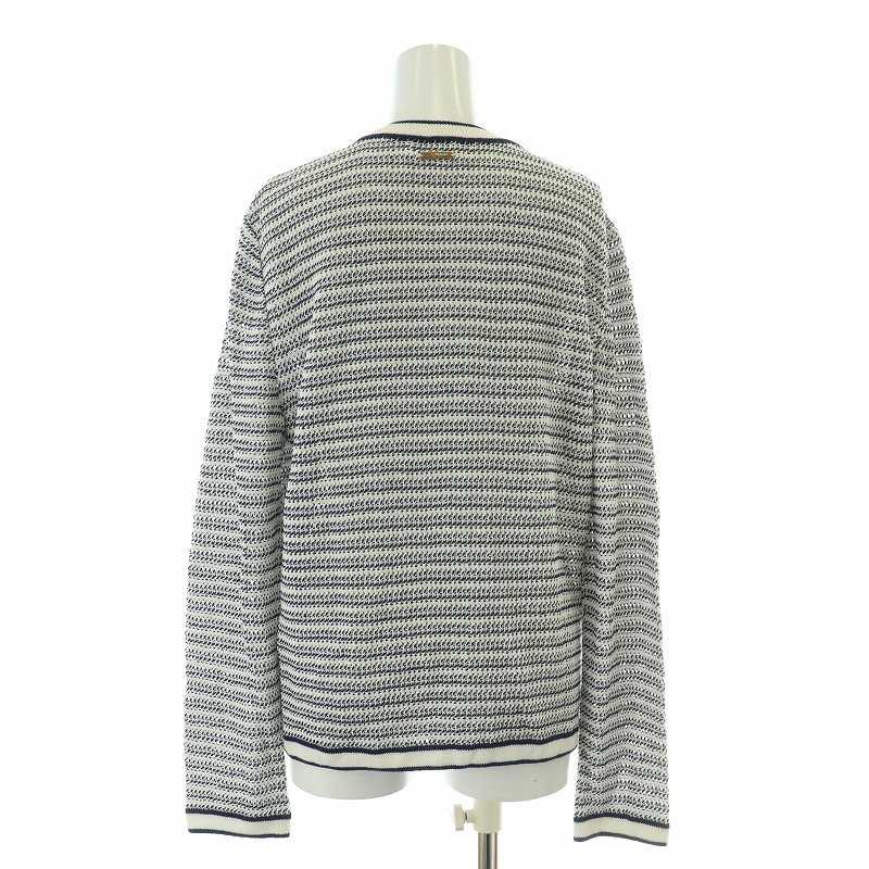 レオナール　カーディガン LEONARD レオナール SPORT ニットカーディガン 長袖 クルーネック かぎ