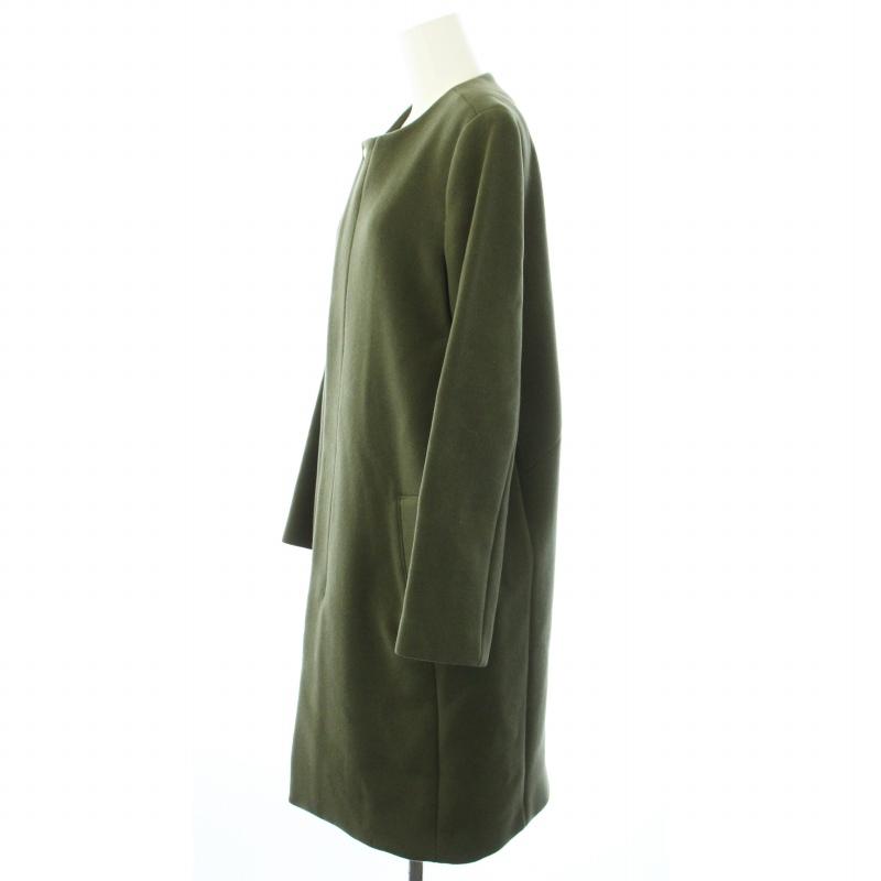 マカフィー MACPHEE トゥモローランド 17AW ノーカラーコート ミドル丈