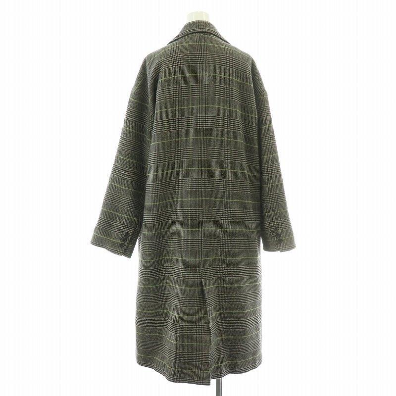 レイビームス Ray Beams チェックダブルチェスターコート アウター