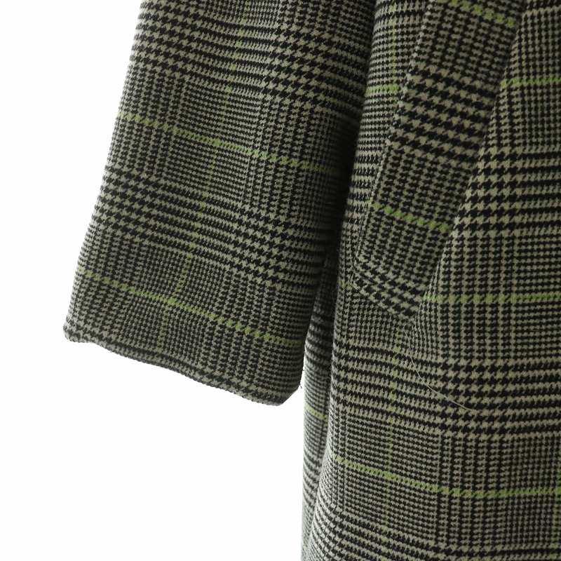 レイビームス Ray Beams チェックダブルチェスターコート アウター