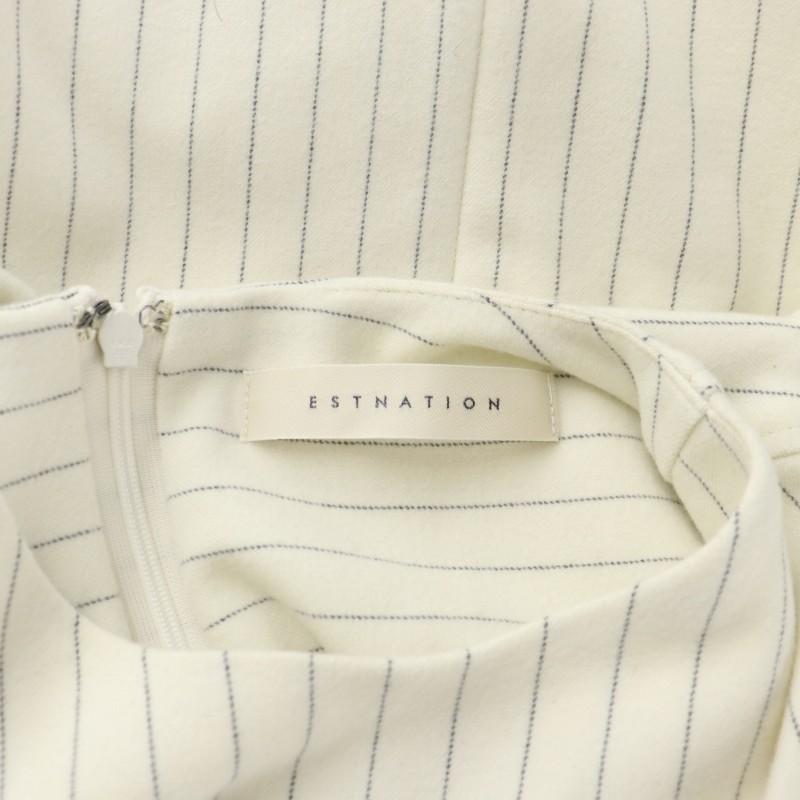 エストネーション ESTNATION ワンピース ロング ストライプ 長袖