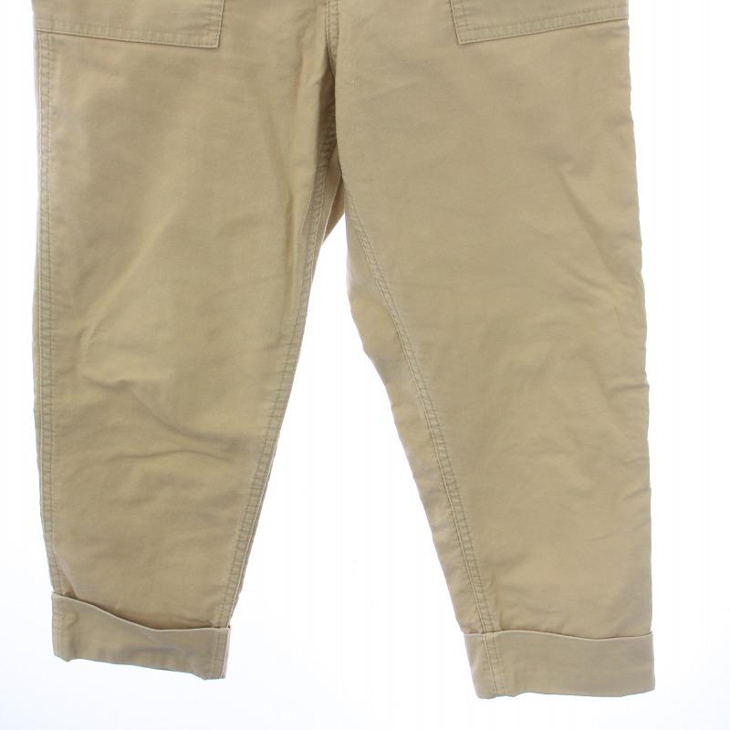 ドゥロワー Drawer ベイカーパンツ ジップフライ 34 XS ベージュ