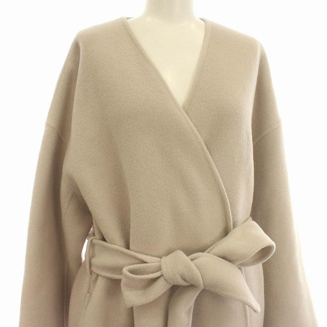 ノーク N.O.R.C NORC ノーカラーコート ベルテッドコート ロング