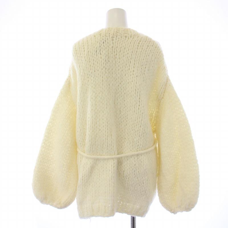 【定価29,700円】mystrada ニットカーディガン マイストラーダ Mystrada ゆるニットカーデ （モカ） -ファッション