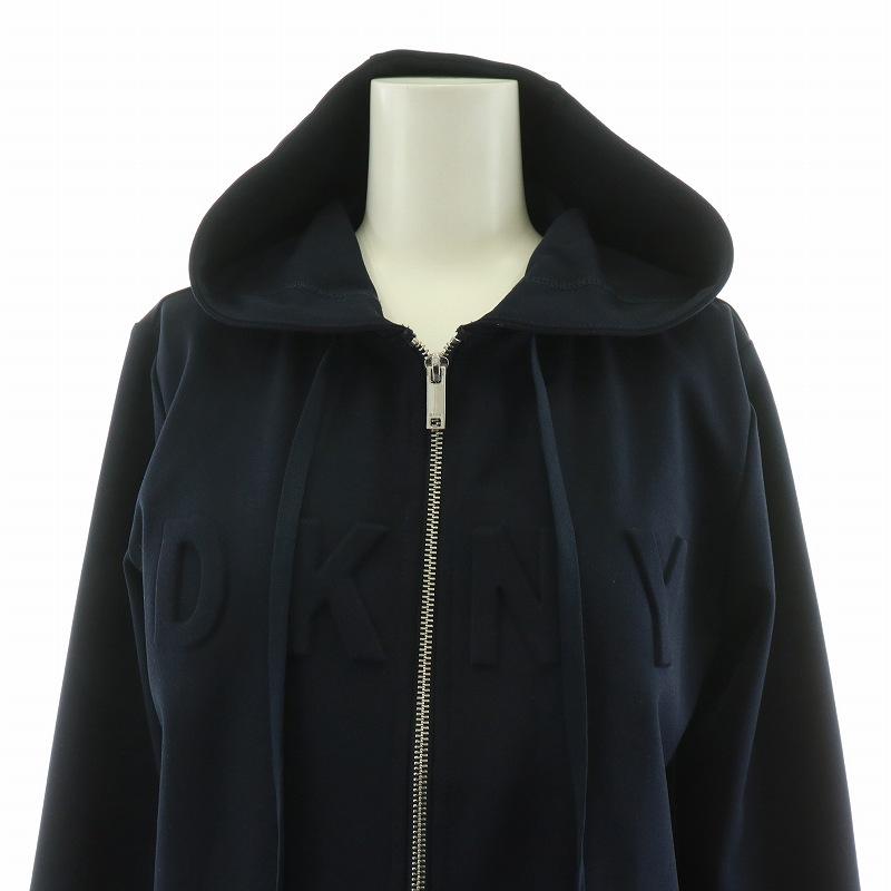 ダナキャランニューヨーク DKNY ジップアップパーカー フーディー 長袖 