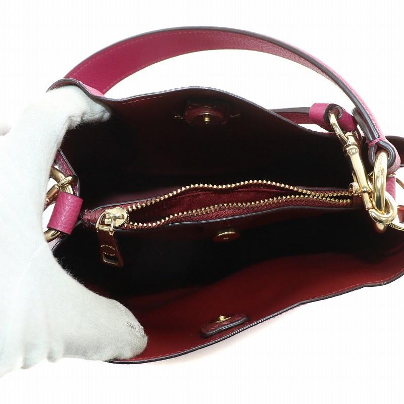 COACH コーチ スモールタウンバケットバッグ 2WAY ハンドバッグ