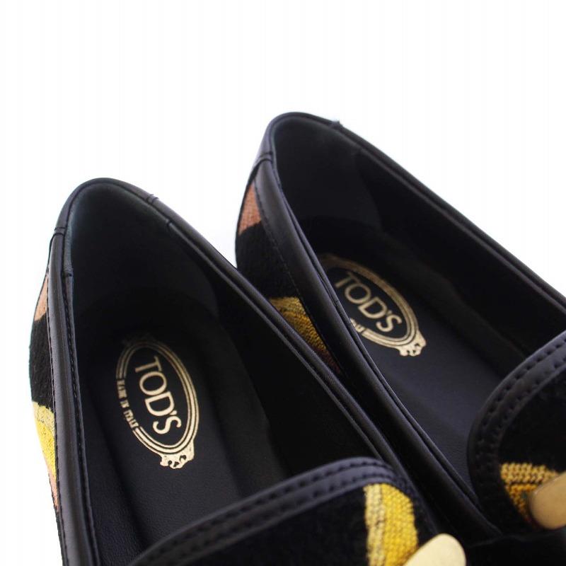 トッズ TOD'S Kate Loafer ケイト ローファー モカシン タイガー柄 35