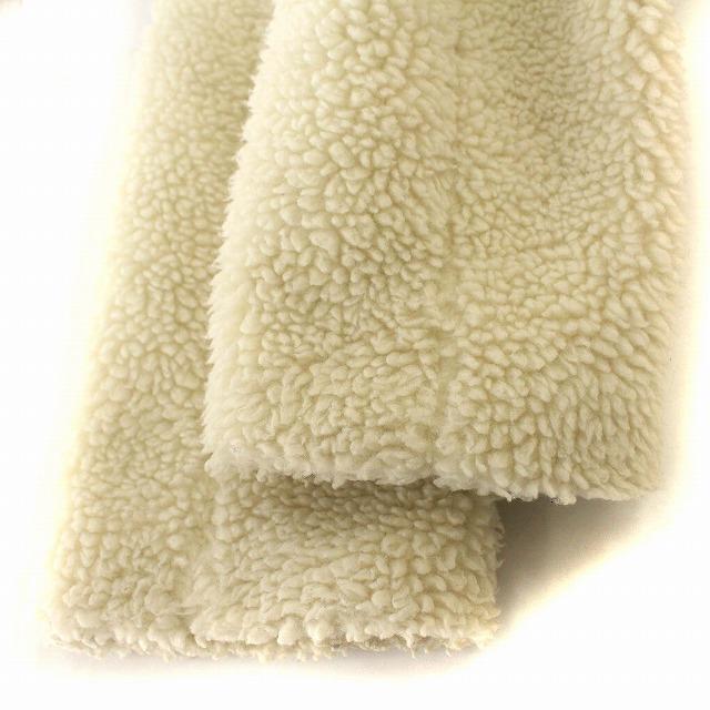 【中古】セオリー Theory ボアジャケット フリース ジャケット ブルゾン S アイボリー /☆G レディース theory（セオリー） ボアジャケット フリース ジャケット ブルゾン S