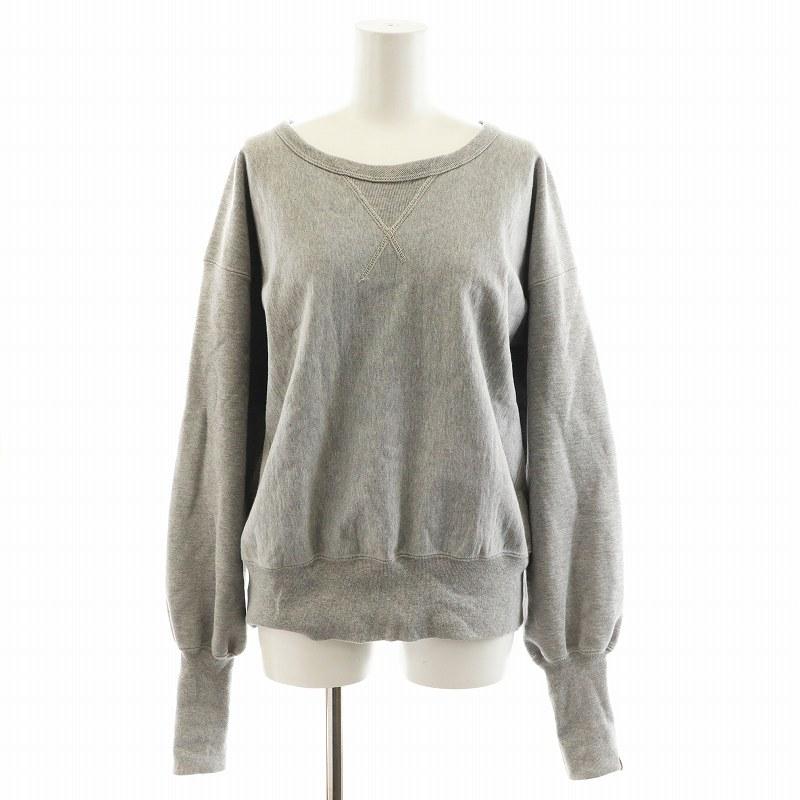 カンタータ cantate 22SS スウェット トレーナー 長袖 コットン シルク