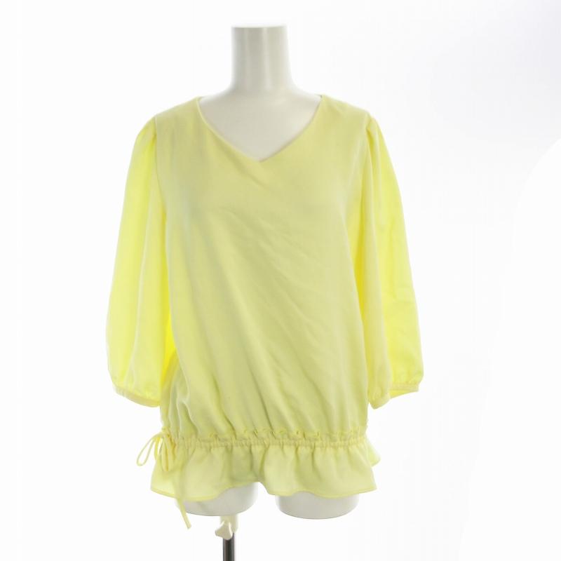 トゥービーシック TO BE CHIC シャツ ブラウス プルオーバー フリル V 