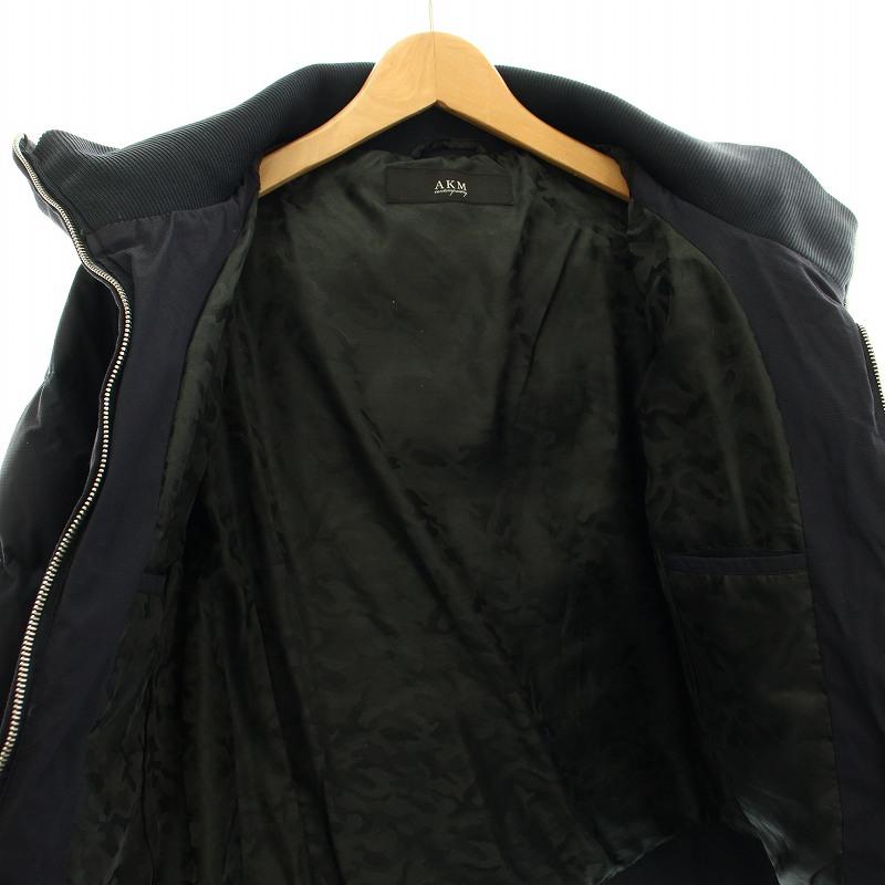 【中古】エーケーエム AKM ダウンジャケット アウター S 紺 ネイビー /YT メンズ エーケーエム AKM ダウンジャケット アウター S 紺 ネイビー /YT