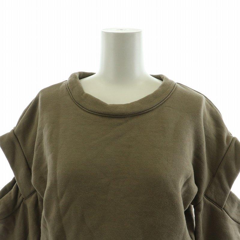 リミフゥ LIMI feu TIGHT FLEECE LINING SHORT PULLOVER WITH DESIGN 