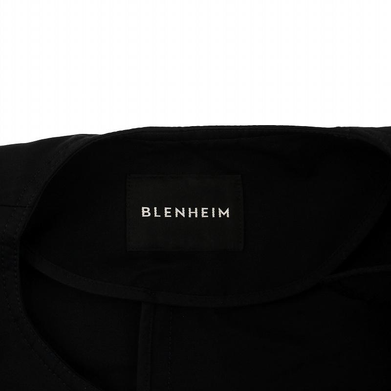 【中古】ブレンへイム BLENHEIM シャンブレーロングトレンチコート アウター M 紺 U237-001 /YM レディース ブレンへイム BLENHEIM シャンブレーロングトレンチコート アウター M