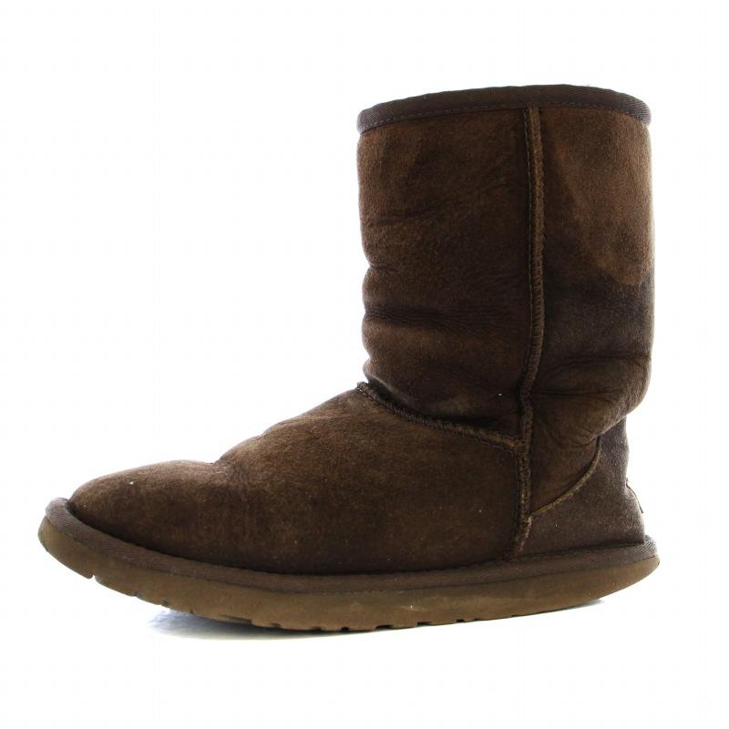 【未使用級】UGG アグオーストラリア クラシックショート 24 茶 5825 アグ オーストラリア UGG australia クラシック ショート CLASSIC