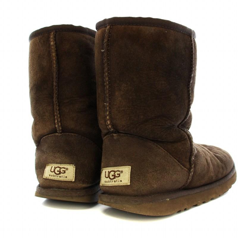 【未使用級】UGG アグオーストラリア クラシックショート 24 茶 5825 アグ オーストラリア UGG australia クラシック ショート CLASSIC