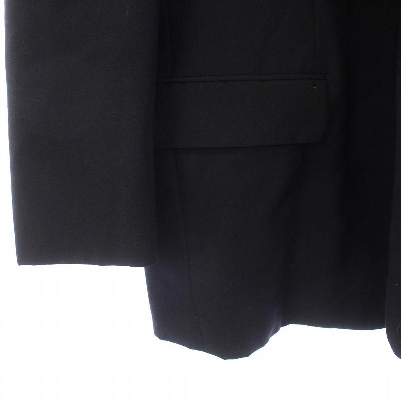 【中古】コムデギャルソンオムプリュスS 80s プリーツ切替 テーラードジャケット S 黒 PJ-11066S /KH メンズ コムデギャルソンオムプリュス COMME des GARCONS HOMME PLUS 80s