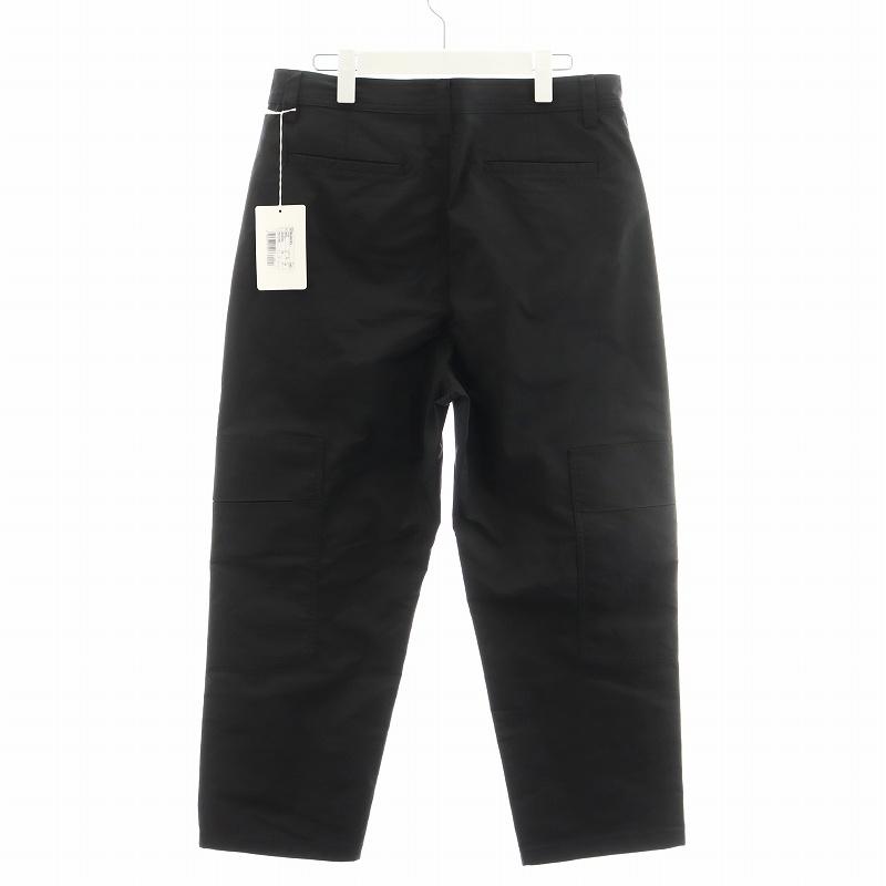 【中古】未使用品 ヴァレンティノ ヴァレンチノ  VALENTINO クロップドナイロンカーゴパンツ ジッパーフライ 48 黒 未使用品 ヴァレンティノ ヴァレンチノ VALENTINO クロップドナイロン