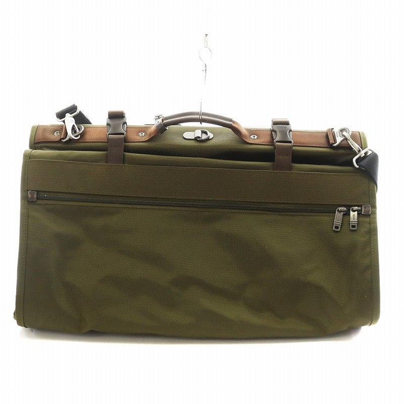 TUMI（トゥミ） ガーメントバッグ ショルダーバッグ カーキ /AN31 ○D 