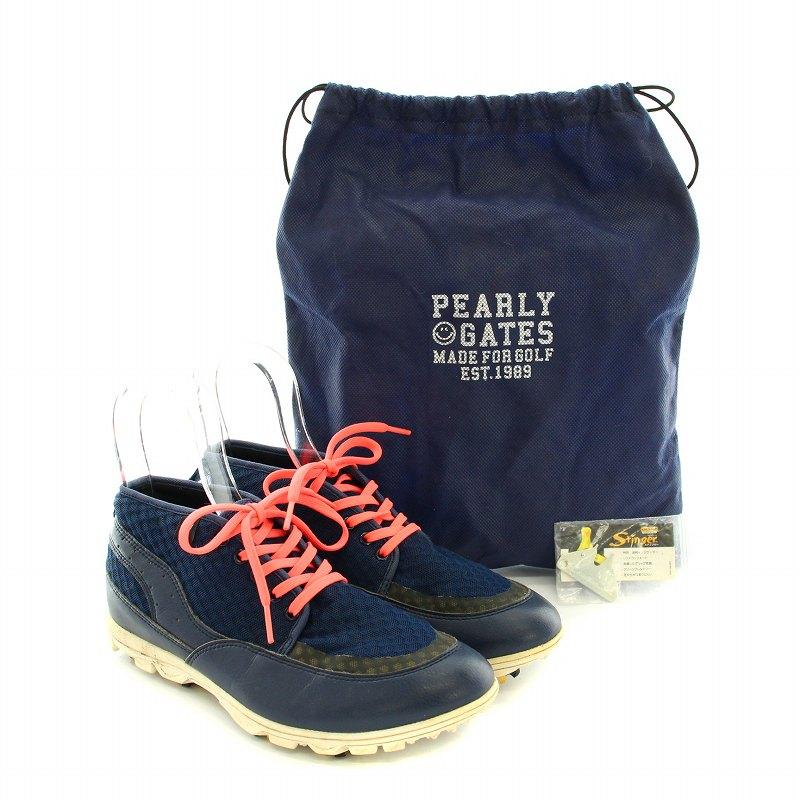 パーリーゲイツ PEARLY GATES ゴルフシューズ レザー ビブラムソール