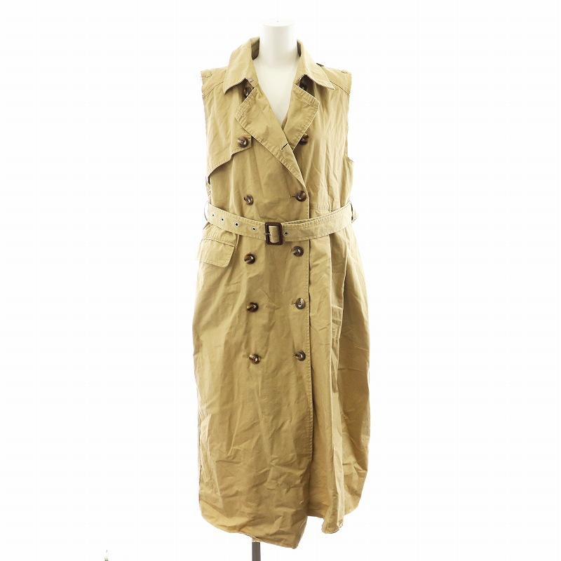 レディースファッション 【AMERI VINTAGE】CUT OFF TRENCH VEST