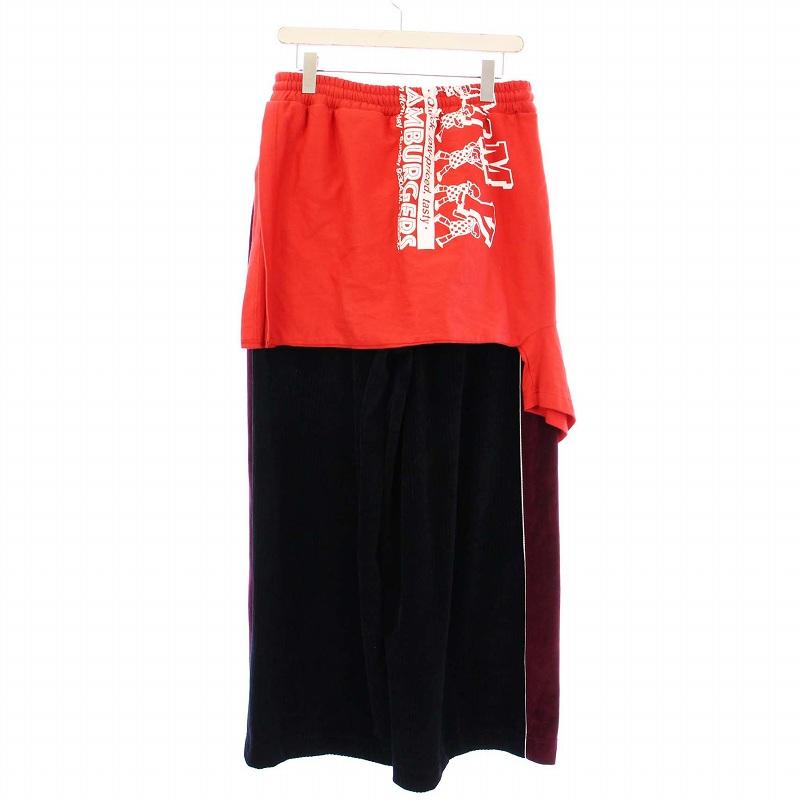 ミハラヤスヒロ MIHARA YASUHIRO ドッキングワイドパンツ イージー