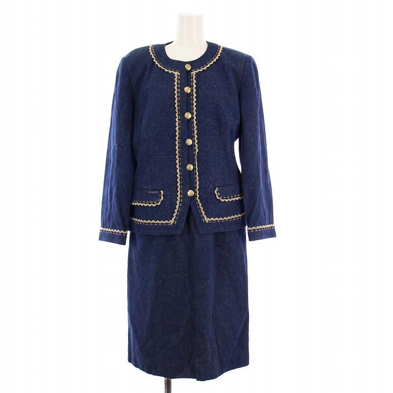 LEONARD ジャケット ネイビー LEONARD（テーラードジャケット）の