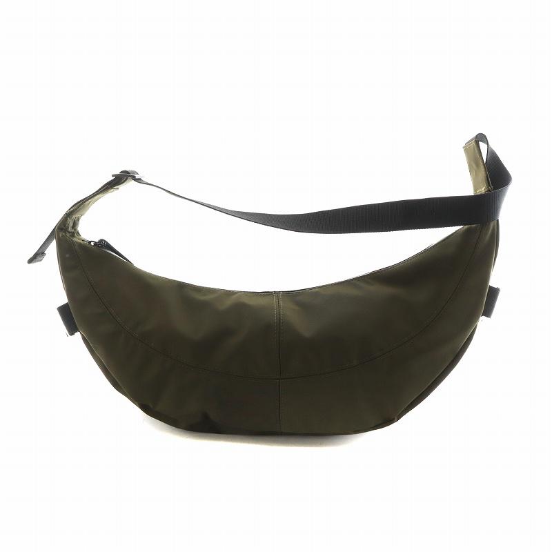 ZARA（ザラ） オーバル ショルダーバッグ ウエストバッグ カーキ 6831